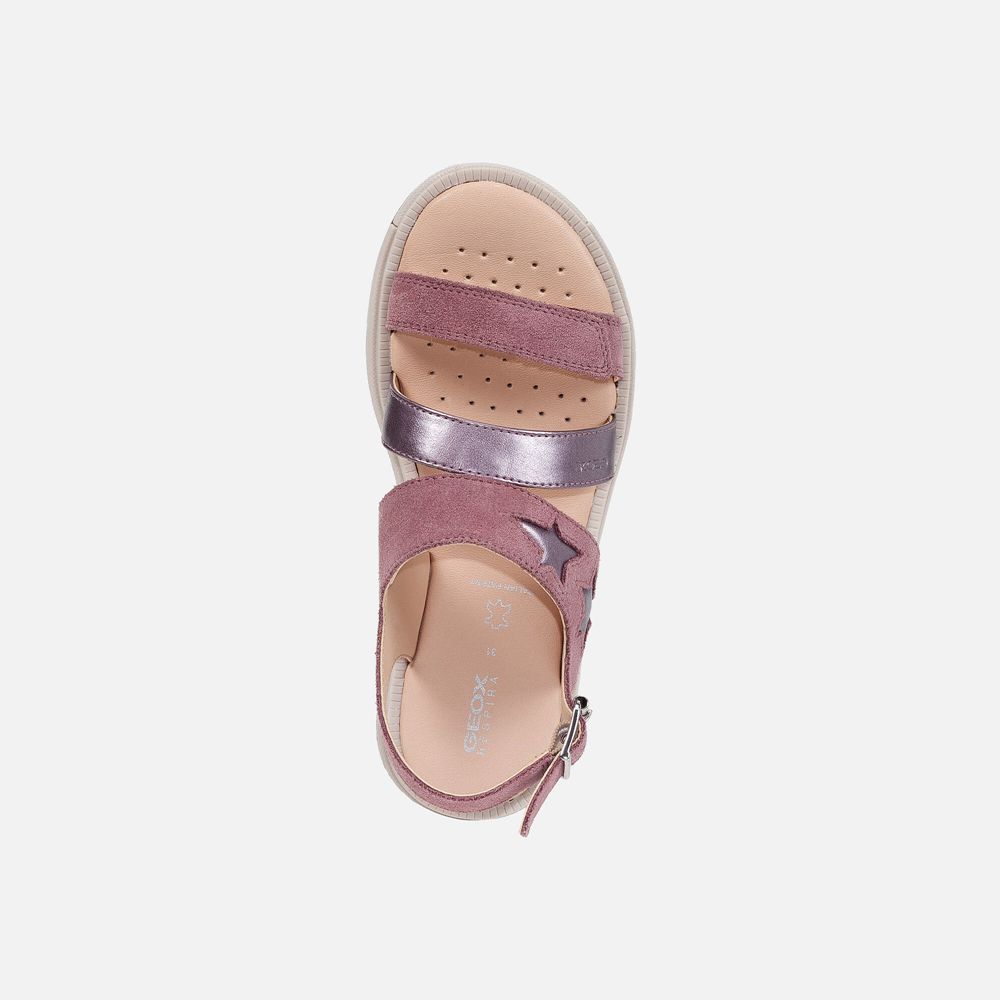 Sandales Geox Rebecca - Rose - Fille 845291-ZKQ